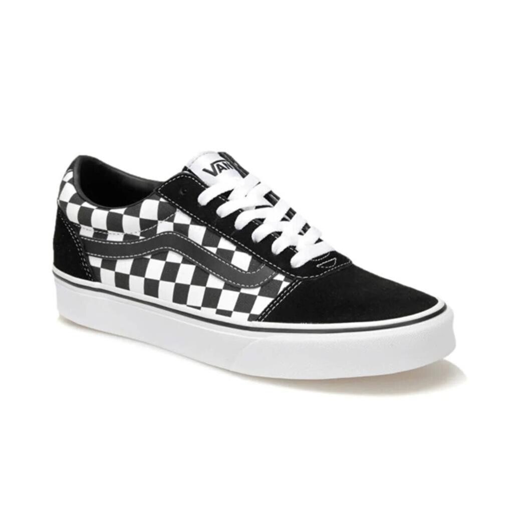 Vans VN0A38DMPVJ1 MN Ward Günlük Ayakkabı Siyah-Beyaz - 4